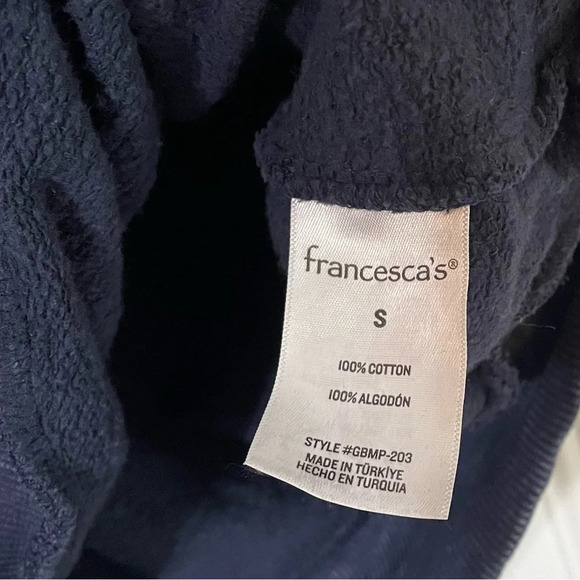 Blue Rain Diamond Wash shift dress in size Small acid washed sweatshirt dress - Picture 6 of 10